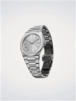 Watch D1 Milano Woman Silver Mellow Ultra Thin 34 mm in Steel D1-UHBL01 - D1-UHBL01